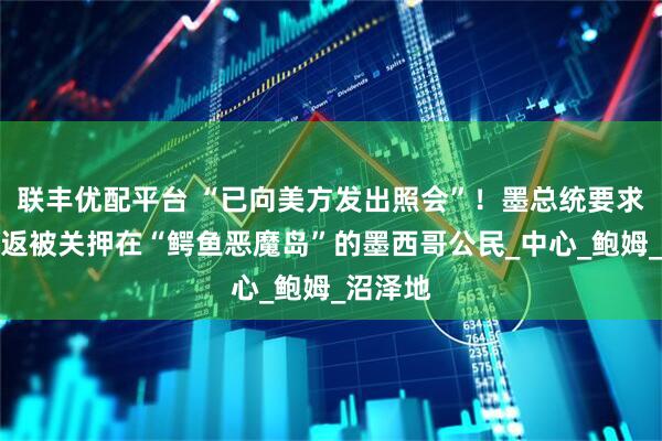 联丰优配平台 “已向美方发出照会”！墨总统要求美国遣返被关押在“鳄鱼恶魔岛”的墨西哥公民_中心_鲍姆_沼泽地